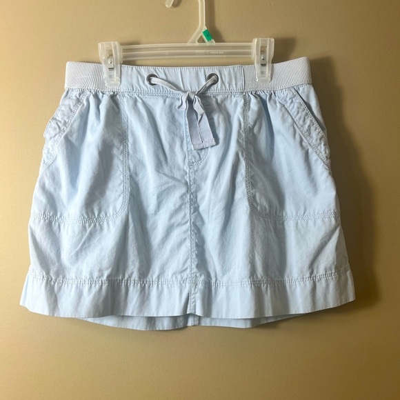 Old Navy Chambray Light Blue Cotton Mini Skirt Size XS Casual Summer - Picture 1 of 6